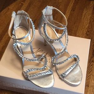 Badgley Mischka Jeweled Liberty Pumps
